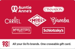 GoTo Foods gift card