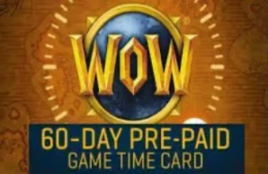 World of Warcraft 60 days gift card