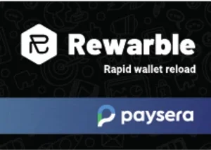 Rewarble Paysera gift card