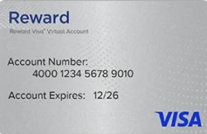 Visa® Reward Virtual Account, 12-Month Fee Down gift card