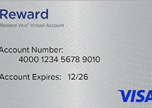 Visa® Reward Virtual Account, 12-Month Fee Down gift card