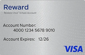 Visa® Reward Virtual Account, 12-Month Fee Down gift card