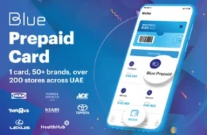 Blue Gift Prepaid gift card