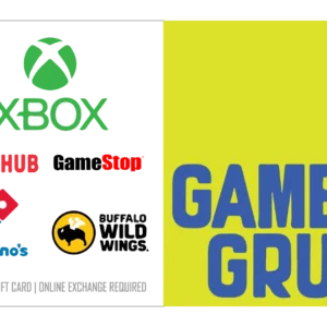 Game and Grub gift card