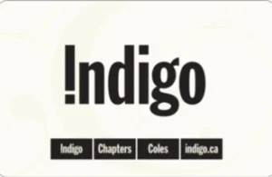 Indigo gift card