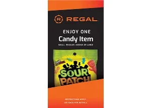 Regal Candy Voucher gift card