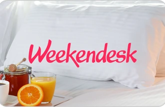 Weekendesk gift card