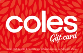 Coles gift card