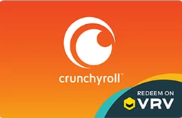 Crunchyroll on VRV gift card